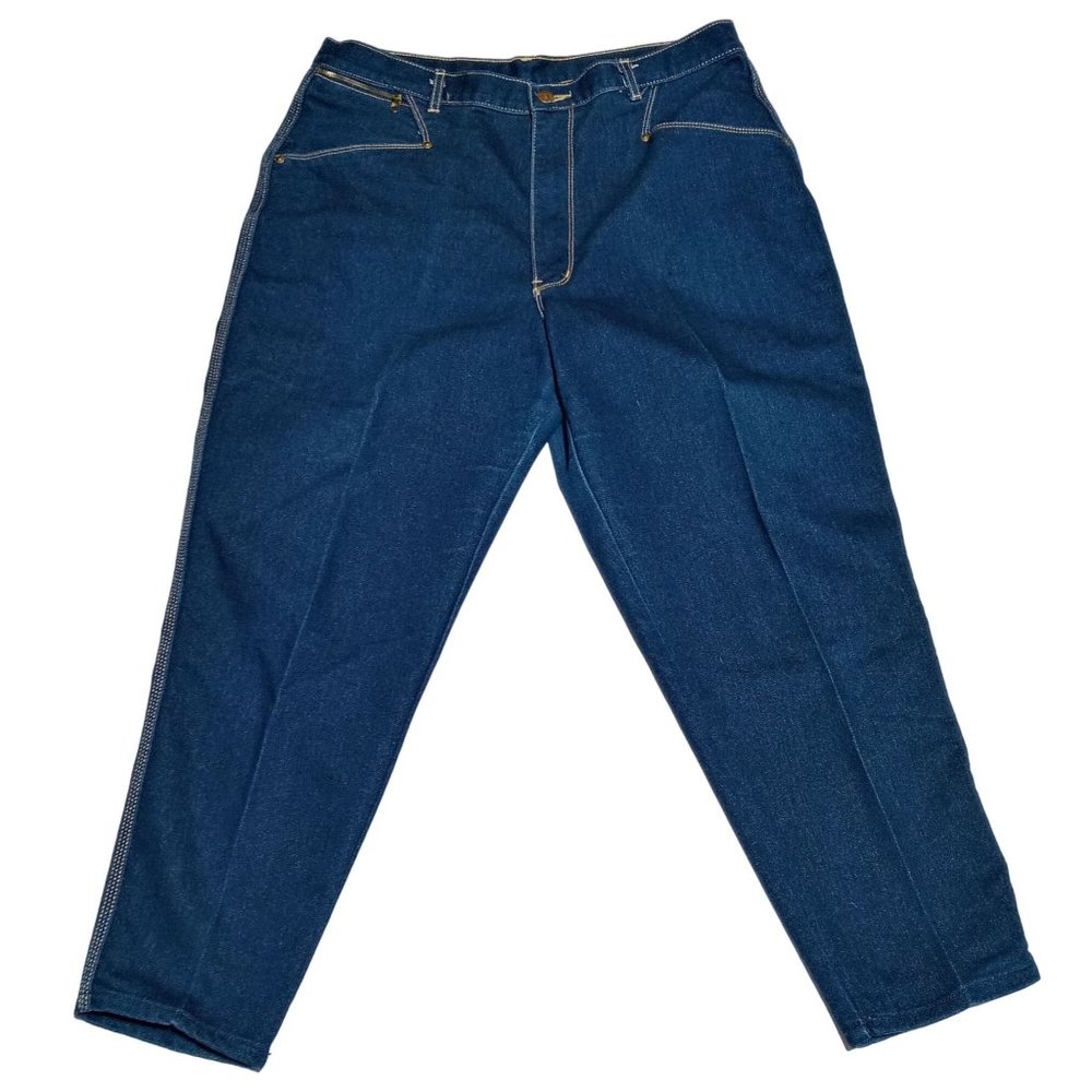 PS Gitano Womens Jeans Vintage 34 Ladies Tapered Leg Zipper Pocket 1980s